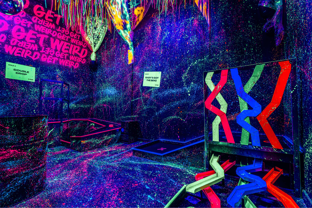 Crazy Golf in Camden Junkyard Golf Club